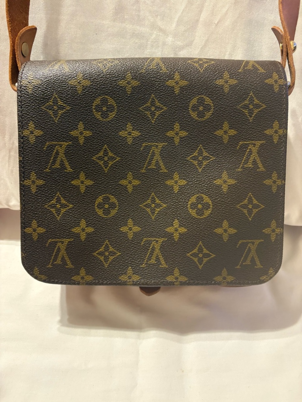 Louis Vuitton Vintage Cartouchière MM Monogram Crossbody Bag - Picture 2 of 7